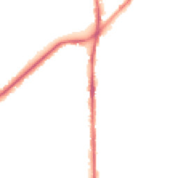 Night-time road noise heatmap for OL2 5AN