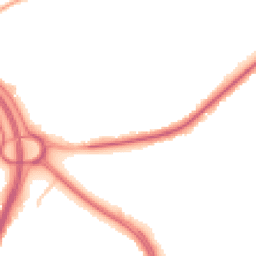 Night-time road noise heatmap for OL2 5BS