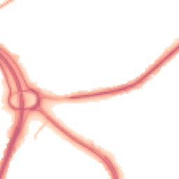 Night-time road noise heatmap for OL2 5DN