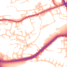 Daytime road noise heatmap for OL2 5HW