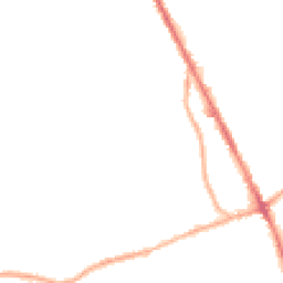 Night-time road noise heatmap for OL2 5UF