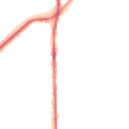 Night-time road noise heatmap for OL2 6AW