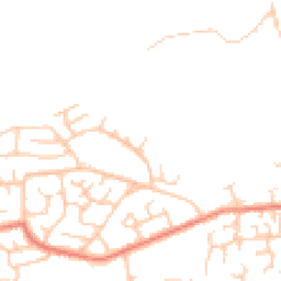 Daytime road noise heatmap for OL2 7RW