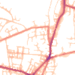 Daytime road noise heatmap for OL2 7YU