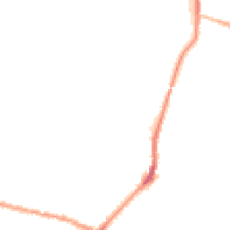 Night-time road noise heatmap for OL2 7YU