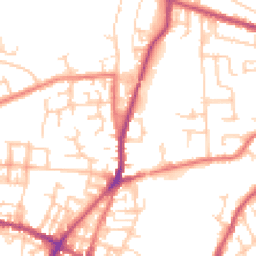 Daytime road noise heatmap for OL2 8BE