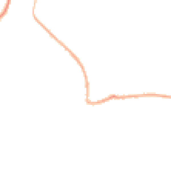Night-time road noise heatmap for OL3 5BA