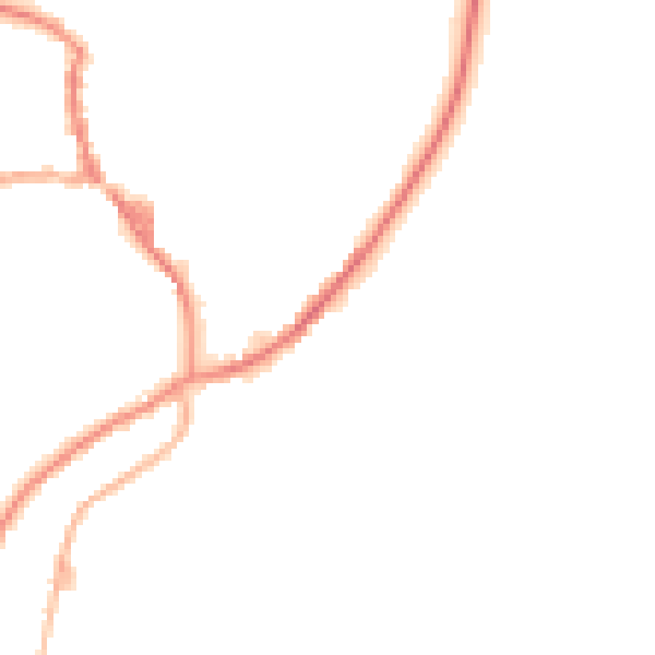 Night-time road noise heatmap for OL3 5EJ