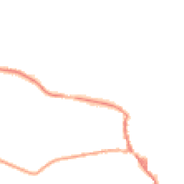 Night-time road noise heatmap for OL3 5HB