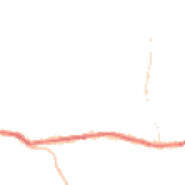 Night-time road noise heatmap for OL4 4NZ