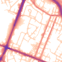 Daytime road noise heatmap for OL9 0DP