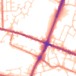 Daytime road noise heatmap for OL9 0LB