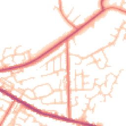 Daytime road noise heatmap for OL9 0RF