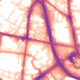 Daytime road noise heatmap for OL9 6BF
