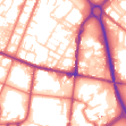 Daytime road noise heatmap for OL9 6LE