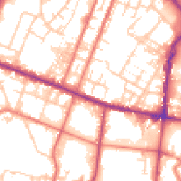Daytime road noise heatmap for OL9 6PQ