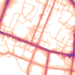 Daytime road noise heatmap for OL9 6PS