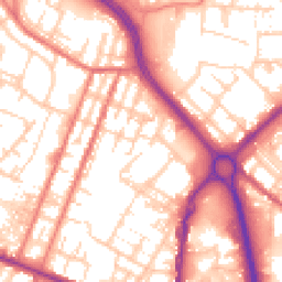 Daytime road noise heatmap for OL9 6SE