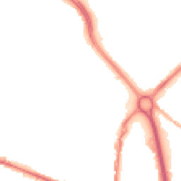 Night-time road noise heatmap for OL9 6SF