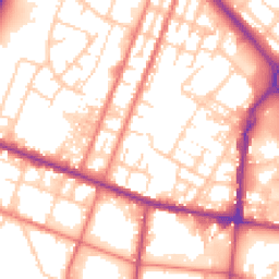 Daytime road noise heatmap for OL9 6SL