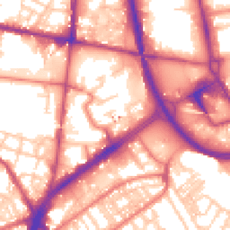 Daytime road noise heatmap for OL9 6TQ