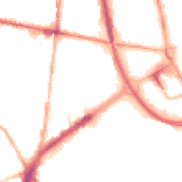 Night-time road noise heatmap for OL9 6TQ