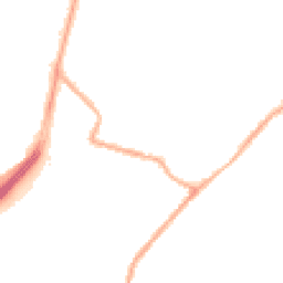 Night-time road noise heatmap for OL9 8DJ