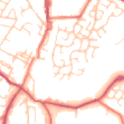 Daytime road noise heatmap for OL9 9UR