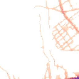 Daytime road noise heatmap for OX1 1AD