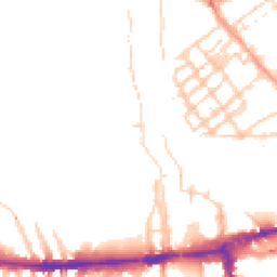 Daytime road noise heatmap for OX1 1AG