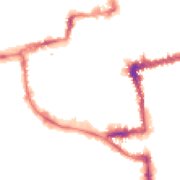 Night-time road noise heatmap for OX1 1DU