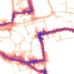 Daytime road noise heatmap for OX1 1EJ