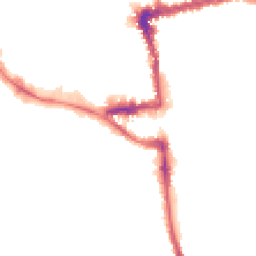 Night-time road noise heatmap for OX1 1EX