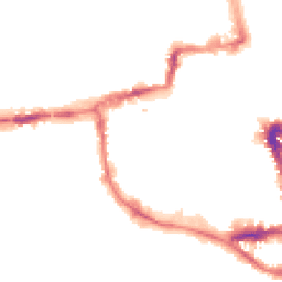 Night-time road noise heatmap for OX1 1HQ
