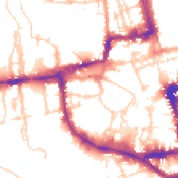 Daytime road noise heatmap for OX1 1HT