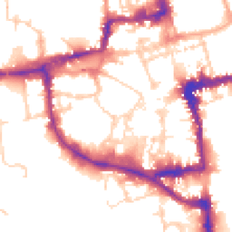 Daytime road noise heatmap for OX1 1LD
