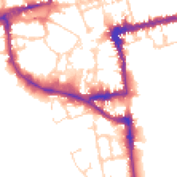 Daytime road noise heatmap for OX1 1UA