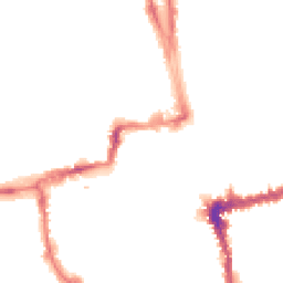Night-time road noise heatmap for OX1 2DF