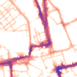 Daytime road noise heatmap for OX1 2LQ