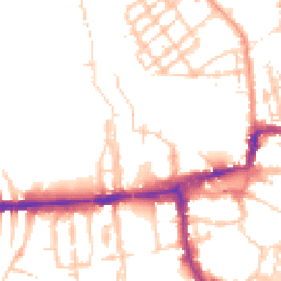 Daytime road noise heatmap for OX1 2RF