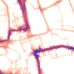 Daytime road noise heatmap for OX1 3AS