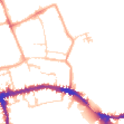 Daytime road noise heatmap for OX1 3SE