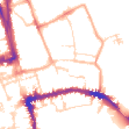 Daytime road noise heatmap for OX1 3SU
