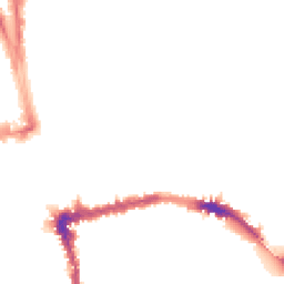 Night-time road noise heatmap for OX1 3SU