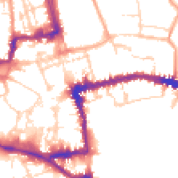 Daytime road noise heatmap for OX1 4DF