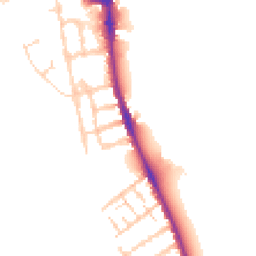 Daytime road noise heatmap for OX1 4PX