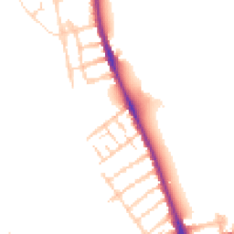 Daytime road noise heatmap for OX1 4RN