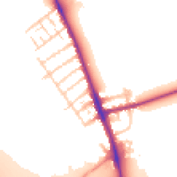 Daytime road noise heatmap for OX1 4TE