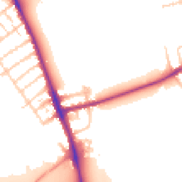 Daytime road noise heatmap for OX1 4UX