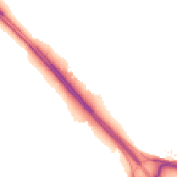 Night-time road noise heatmap for OX1 5BA